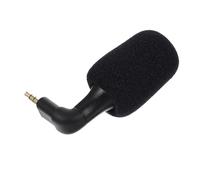 HOMOCONO Miniature Microphone 3.5mm Recording Phone Accessory Mics Portable Sound Card Speaker Karaoke Tool Alloy for Podcasting Singing Interviewing Video Blogging