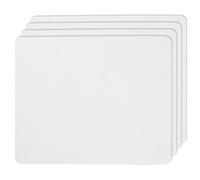 HOMOCONO Mouse Pads Design White 4pcs Sublimation Blank Rubber Non-Skid for Sublimation Transfer and Crafting for Gaming and Office Use