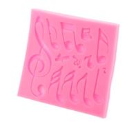 HOMOCONO Music Note Multipurpose Silicone Mold Silicone Fondant Mold for Cake Decorating with Convenient Storage and DIY Projects for Party Celebration and Crafting Fondant or Clay