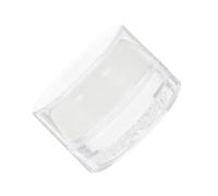 HOMOCONO Nail Art Transfer Printing Stamper Quick Pattern Creation for Home DIY French Nail Stamper with Lids White and Professional Salon Use