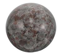 HOMOCONO Natural Flame Crystal Sphere Chinese Ornaments Ancient Lucky Sculpture Ornament Unique Elegant Modern Natural Stone Sphere Ball Highly Resistant to Wear Symbolizes Passion