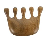 HOMOCONO Natural Sandalwood Wide Tooth Hairdressing Comb with Scalp Massage Function for Hair Styling and Headache Relief Practical Hair Comb for Circulation Stimulation and Comfortable Use