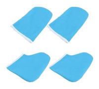 HOMOCONO Paraffin Wax Gloves for Hands and Feet with Insulation and Foot Covers Set Cotton Material to Keep Wax Warm and Maximise Moisture Absorption for Spa and Professional Salon Use