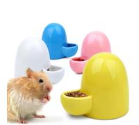 HOMOCONO Pet Feeder and Water Dispenser to Feed Your Pet 200ml Automatic Ceramic Energy Saving Self-dispensing Bowl for Small Cats and Hamsters while You Leave a Short Time