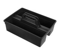 HOMOCONO Plastic Cleaning Tool Organizer Pp Material and Molded-in Handle with 3 Compartments and Reducing Strain Storage Case for Organizing Cleaning Tools for Home and Window Washing