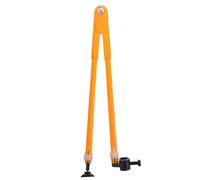 HOMOCONO Plastic Compass Teaching Tool for Teacher Use Drawing Angle Adjustment and Movable Nail, Yellow Plastic Drawing Tool for Math Class and Classroom Accessories