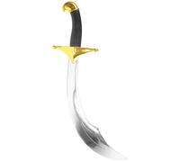 HOMOCONO Plastic Pirate Sword Prop Smooth Edges and Rounded Corners, Creative Halloween Cosplay for Family Parties and Special Days