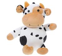 HOMOCONO Plush Cow Shape Shoulder Backpack for Women Girls, White | Cartoon Travel School Use, Comfortable Touch Feeling, Multi-purpose Design, Back to School Party Random Color Random Style