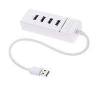 HOMOCONO Port Usb Hub Splitter Led Indicator Portable Lightweight High-speed Data Transfer