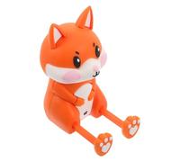 HOMOCONO Portable Adorable Design Fox Shaped Mini Wireless Speaker USB Rechargeable with 3w Power, Pvc Material for Car and Office for Desktop Use