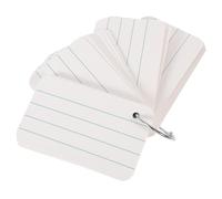 HOMOCONO Portable Blank Flashcards for Studying with Creative Paper Design, Small Index Cards for School, Office Use, and Versatile Learning Activities