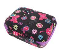 HOMOCONO Portable Drop Resistant Cloth Case Essential Oil Storage Bag with 15 Slots for 10ml Bottles for Travel and-the-go Aromatherapy Organiser