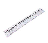HOMOCONO Portable Hand-rolled Practice Reference Table with Key Ratio Design 88 Key Piano Keyboard Note Chart Paper to Improve Learning Efficiency on Piano for Beginners and Teachers