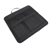 HOMOCONO Portable Large Capacity Black Storage Bag for Travel and Backpacks Lightweight Foldable Nylon Travel Simple Storage Bag with School Season Decor Accessories for Women