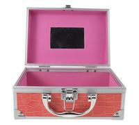 HOMOCONO Portable Makeup Travel Case Lightweight Aluminium Alloy Suitcase with Waterproof Design and Mirror for Cosmetic Storage and Tool Carrying, for Makeup Artists and Paramedics