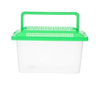 HOMOCONO Portable Turtle Feeding Box Made of Sturdy Plastic with Features Preventing Turtle from Escaping and Convenient for Feeding as Reptile Transport Box for Back to School Decorations