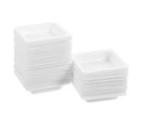 HOMOCONO Portable Weighing Trays Plates 50pcs Set of Reusable Plastic Weighing Pans for Lab Sample Chemistry