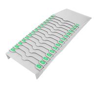 HOMOCONO Practical Hanging Time Cards Holder Multi-function with 30 Pockets Employee Attendance Card Rack Suitable for Classrooms and Kitchens