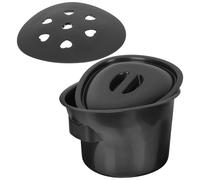 HOMOCONO Pregnant Urinals Spittoon with Lid Portable Plastic Bedpan Convenient to Carry Isolation with Lid for Bedside Commodes in The Hospital Random Style