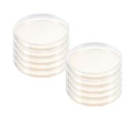 HOMOCONO Prepoured Lab Plates Agar 10pcs with Nutrient Agar Petri Dishes Easy to Use Made for Science Experiments and Classroom Activities