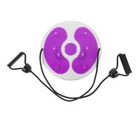 HOMOCONO Purple Plastic Waist Twist Board for Home Use, Easy to Use with Massage Function, 160kg Weight Capacity, for Slimming, Fitness and Core Training Exercises