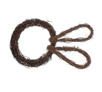 HOMOCONO Rabbit Shape Natural Rattan DIY Garland Frame Handmade Easter Wreath for Home and Garden Decoration 1pc Bunny Head Rattan