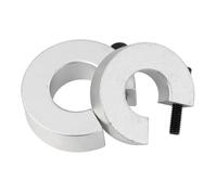 HOMOCONO Rail Shaft Stop Collar Aluminium Alloy with Simple Installation Sbr Linear Rail Fixing Ring 2pcs Set and Wear-resistant Design for Cnc Machine Applications