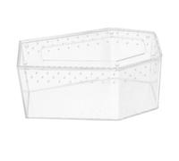 HOMOCONO Reptile Acrylic Feeding Box for Snails and Snakes with View and Magnet Closure, Compact Box Enhancing Observation Experience, for Home and Office Use