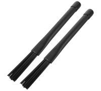 HOMOCONO Retractable Nylon Drum Brushes with Comfortable Handles, 1 Pair of Percussion Instrument Drum Brush Accessories for Beginner Practicing and Drummer Playing