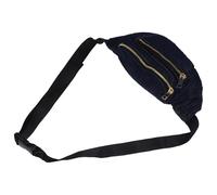 HOMOCONO Retro Denim Chest Bag for Women with Adjustable Length and Double Pockets, Comfortable Hand Feeling, Thickened Shoulder Strap, Fashion Cross Body Waist Bag Suitable for Daily Use