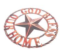 HOMOCONO Retro Iron Wall Hanging Pendant Ornament for Home Office Decor Unique Decorative Pendant with Fine Craftsmanship Adds Charm Living Room