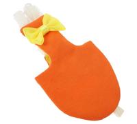 HOMOCONO Reusable Parrot Diaper in Orange Cotton Cloth with Comfortable and Breathable Design, Suitable for Parrots and Birds, for Outdoor Use and Pet Owners Seeking Practical Bird Clothes
