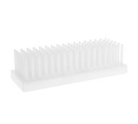 HOMOCONO Reusable White Plastic Laboratory Test Tube Holder Rack with Space-saving Design for Storing and Holding Test Tubes in Chemistry Experiments and Sample Organisation