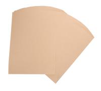 HOMOCONO Self-Adhesive Labels Without Smudging Or Fading 100 Sheets Brown Kraft Paper A4 Size Printable Sticker Paper Sturdy Kraft Material for and Inkjet Printers for Scrapbooking