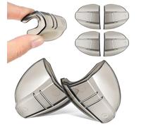 HOMOCONO Side Shield for Glasses 3 Pairs Eyeglasses Protection Shields Sturdy PU Material Easy to Remove for Sports Safety Eye Glasses