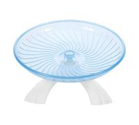 HOMOCONO Silent Hamster Running Wheel for Small Pets, Plastic Flying Saucer Shape with Advanced Noise Reduction and Speed Levels, Indoor Cage Decor for Hamsters and Hedgehogs