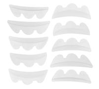 HOMOCONO Silicone Eyelash Lift Pads Eyelash Perming Curler Tool 10 Pairs Not Easy to Deform or Break for Professional Salon Use and Individual Use