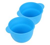 HOMOCONO Silicone Wax Warmer Liners Foldable Portable with 300ml Capacity 2pcs Wax Pot Replacement Bowls for Hair Removal and Beauty Suitable for Skin Types