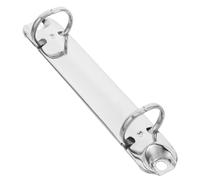 HOMOCONO Silver Metal Binder Mechanism for DIY Notebooks and Planners A7 Size 2-Ring Loose Leaf Binder Multifunctional Design and Compact Iron Construction for On-the-go Use