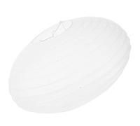 HOMOCONO Small White Graffiti Paper Lampshade Pendant, Foldable Paper Light Cover for Indoor Wedding Aisle and Festival Decoration