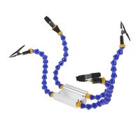 HOMOCONO Soldering Helping Hand Tool Flexible Arms and Heavy-Duty Base for PCB Repair and Electronic Projects Easy to Use Multi-Function Workstation for DIY Crafts and Maintenance