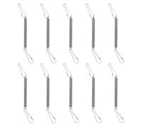 HOMOCONO Stainless Steel Drinking Bottle Springs Stable Fastening Simple Detachment with Clips 20pcs for Small Animal Water Bottle Holders for Multiple Pet Households and Small Animal
