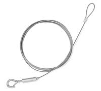 HOMOCONO Stainless Steel Picture Hanging Wire Heavy Duty Adjustable Wire for Artwork and Mirrors Silver Sturdy Material for Home and Commercial Use