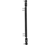 HOMOCONO Sturdy Metal Drum Pedal Link Bar Replacement for Double Bass Drum Pedal Easy to Replace Connecting Rod Creative Design in Black