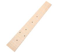 HOMOCONO Sturdy with 18 Frets Easy to Use and Black Position Markers Ukulele Fingerboard Replacement Made of Wood and Will Not Hurt Hands, Suitable for 26-inch Ukulele Fretboard Repair
