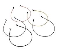 HOMOCONO Thin Cloth Covered Headbands 5pcs that Hold Hair Tightly and Are Not Easily Broken Simple Hair Bands for Women for Everyday Use and Washing Face