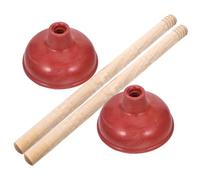 HOMOCONO Toilet Plungers for Effective Blockage Removal with Strong Rubber Cups 2pcs Easy to Clean Drain Unblocker Tools Suitable for Home and Hotel Use