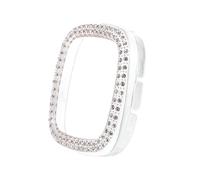 HOMOCONO Tpu Watch Bumper Protector Lightweight Elegant Electroplated Protective Cover with Diamond PC Hollow Design Protects The Edges of Your Compatible Smartwatch Model 3 Sense