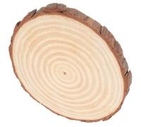 HOMOCONO Unfinished Wood Round Cutout for Creative Handicrafts and Home Decor, Easy to Paint Wooden Centerpiece, Convenient DIY Crafting Material, Natural Wood Circle Slice