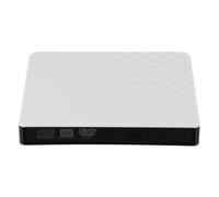 HOMOCONO USB Dvd Writer External Drive with Ultra-thin Abs Design, Strong Error Correction and Low Noise for Laptop and Desktop Computer, Compatible Dvd-rom 8x and Cd-rom 24x Optical Drive